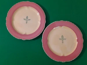 PLATOS DE CENA PISTOLA PFALTZGRAFF 11" JANA KOLPE - BORDE ROJO, CENTRO AMARILLO 4 piezas - Imagen 1 de 4