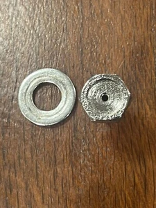 Vintage Grease Guard BB Bottom Bracket Crank Bolt & Washer One Only - Picture 1 of 3