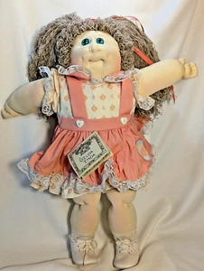 RARO FIRMADO A MANO Jade ojo de tigre edición parche de col suave escultura niña muñeca - Imagen 1 de 16