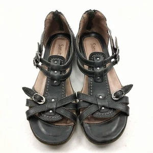 Sanita 6B Brown Leather Sandals - Picture 1 of 9