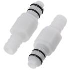 2Pcs 3/8" Quick Connector Plastic Quick Connect Fittings  Water Pipe