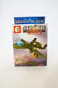 Juego de bloques de construcción Sembo Block 105106 Ejército Militar A-10 Warthog Jet 60 piezas - Imagen 1 de 7