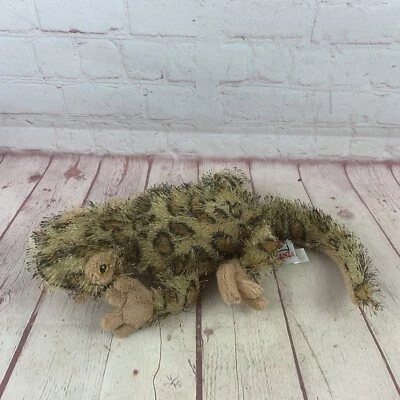 GANZ WEBKINZ Leopard Lizard Tan & Brown Plushie Stuffed Animal  *NO CODE* - Image 1 of 4