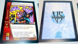 2004 Marvel VS System Magneto MOR-081 Card CCG TCG Upper Deck 1ST EDITION CPICS - Picture 1 of 3