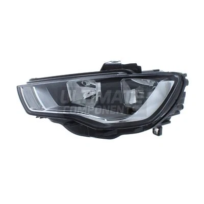 Audi A3 Headlight Mk3 8V Convertible 2014-2016 Black Headlamp Passenger Side - image 1 of 4