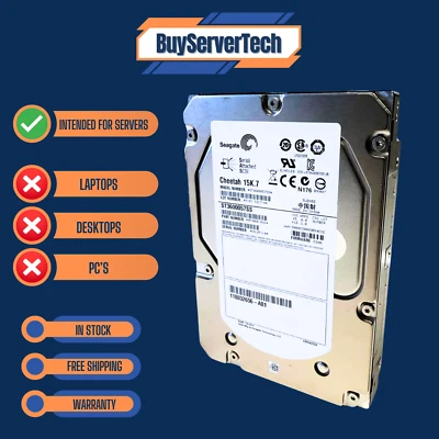 Seagate Cheetah 15K.7 ST3600057SS 600GB 15K 16MB SAS 6Gb/s 3.5" HDD | NEW 0 HOUR - Image 1 of 4