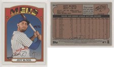 2021 Topps Heritage Real One Special Edition Red Ink /72 Jeff McNeil Auto