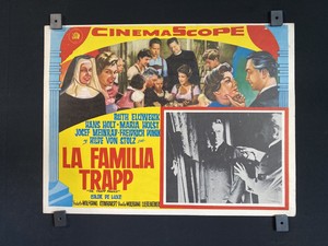 1956~THE TRAPP FAMILY~ Ruth Leuwerik ~ Hans Holt ~ Original Mexican Lobby Card