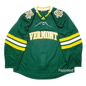 BRAND NEW Adidas Vermont Catamounts NCAA Hockey DN7999 Men Size 56 Fast Shipping - Picture 1 of 5