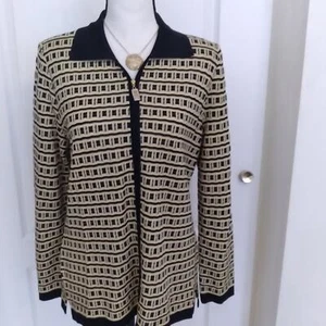 Exklusiv Misook gelb & schwarz Reißverschluss Gr. Petite S neu ohne Etikett - Bild 1 von 3