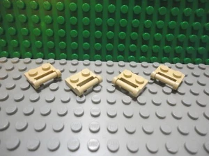 Lego 4 Bronceado 1x2 placa de bisagra con mango lateral extremos cerrados - Imagen 1 de 1