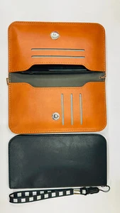 Universal mobile phone pouch bag wallet purse leather holster case for 6.1 Size - Picture 1 of 22