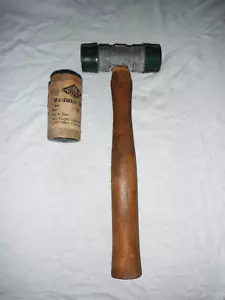 Nupla Soft-Dead Blow Mechanic Dbl. End Vinyl Hammer & (2) Replace Tips - Picture 1 of 7