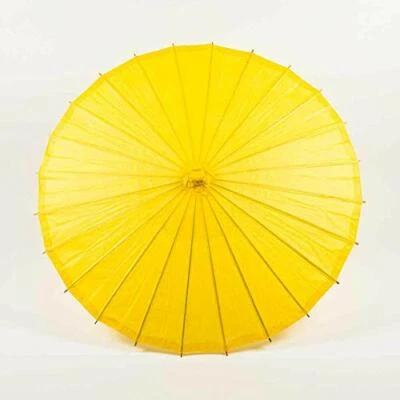 Guarda-sol Quasimoon 32" papel amarelo por PaperLanternStore - Imagem 1 de 4