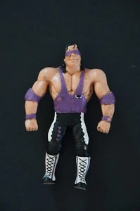 FIGURA FLEXIBLE DE 5" DE COLECCIÓN 1994 WWF/WWE BEND EMS BRET THE HITMAN HART - Imagen 1 de 3