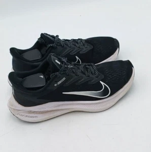 Nike Womens Zoom Winflo 7 CJ0302-005 Black Running Shoes Sneakers Size 8.5 - Picture 1 of 18