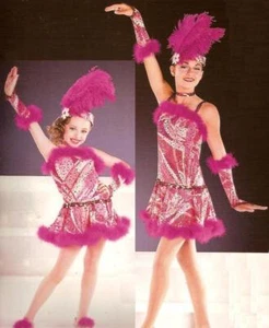 Jelly's Last Jam Adult Small Jazz Tap Dance Costume Flapper Showgirl Dress New - Picture 1 of 3