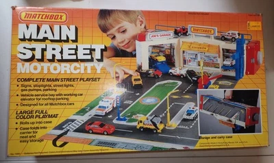 Rare Vintage 1988 Matchbox Main Street Motorcity Playset - Image 1 of 4