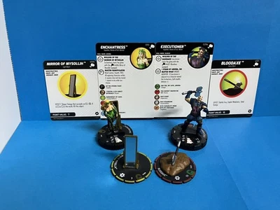 Heroclix Mighty Thor Encantadora #055 con Espejo de Mysollih s006 Ejecutor con Foto 1 de 2