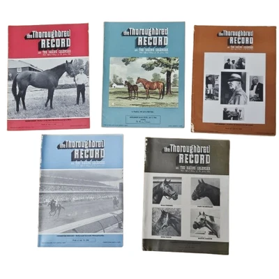 LOT OF 5 VINTAGE THE THOROUGHBRED RECORD MAGAZINE ISSUES ALL FROM JULY 1966 - Image 1 of 4