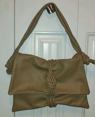 Bolsa de ombro GIORGIA MILANI designer couro envelope extra grande feita na Itália - Imagem 1 de 4