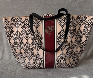 Bolso de Mano Brighton NUEVO 'My Sweet Valentine' Grande Recubierto de Vinilo Filigrana Estampado - Imagen 1 de 8
