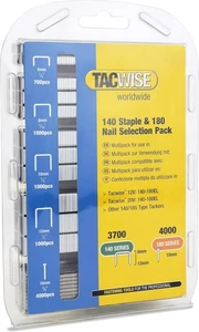 Tacwise 1627 Selection Pack of Type 140 / 6-12 mm & Type 180 / 10 mm Galvanised - Picture 1 of 4