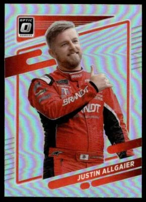 Justin Allgaier 2022 Panini Donruss Racing # 32 Optic Holo - Image 1 of 2