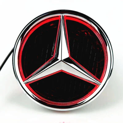 Car Auto LED Front Logo Grill Star Emblem RED Light For Mercedes Benz 2006-2013 Foto 1 de 4