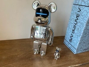 Bearbrick SORAYAMA Babymilo silver a bathing ape 400% MEDICOM toys - Imagen 1 de 10