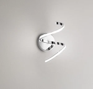 6395 APPLIQUE STRUTTURA IN METALLO CROMO LUCIDO E LUCE A LED - Imagen 1 de 1