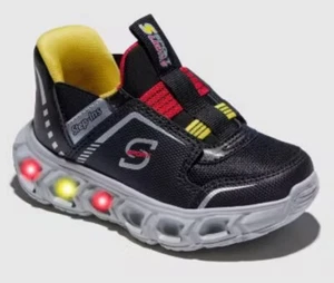 Nuevo S Sport by Skechers Niños Kaleb Step-Ins Tenis Negro Talla 7 Iluminado - Imagen 1 de 8