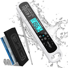 Digital Meat and Food Thermometer for Cooking and Grilling, Waterproof Instant-R