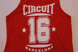 Addicted SOFT Tank Top Men’s S Cyber Raver XL LGBTQ Circuit Party LIGHTLY USED - Picture 1 of 9