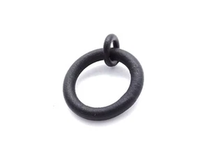 Anillo de hierro negro de 1 5/8" tirar del anillo del obturador tirar del cajón de los muebles tirar del gabinete - Imagen 1 de 3