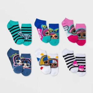 Kids L.O.L. Surprise! 6pk Socks - S/M - Picture 1 of 2