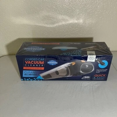 ThisWorx Car Vacuum Cleaner - Car Accessories - Small 12V High Power Handheld - Image 1 of 4