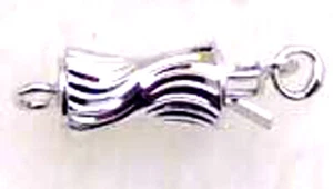 Venta al por mayor 10X Columna 5*11 mm Giro 1 Hebra Accesorios para Joyería GP52_10 - Imagen 1 de 2