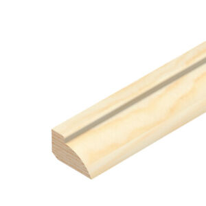 PINE Glass Bead, Moulding Beading Wooden Timber Edging - Many Sizes & Lengths