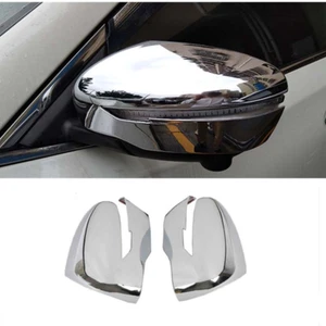 ABS Chrome Side Door Rearview Mirror Cover Trim 2PCS For 2015-2024 Nissan Murano - Picture 1 of 8