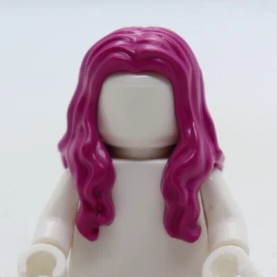 PELO -MAGENTA Largo Ondulado con Parte Central Starfire 76035 LEGO® Minifigura Parte Foto 1 de 2