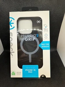 NEW - Speck Presidio 2 Grip Series Apple iPhone 16 Pro Case Black - Photo 1 sur 2
