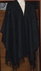 ELEGANTE DAMEN OBERTEIL JACKE PONCHO CAPE in SCHWARZ - GR S/ M/ L/ XL - Bild 1 von 3