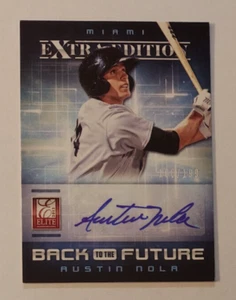 Austin Nola (Marlins) 2013 Elite Extra Edition Back to the Future AUTOGRAPH /199 - Picture 1 of 1
