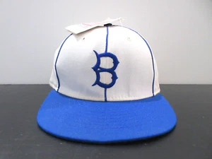 Brooklyn Dodgers Hat Cap Fitted Mens 7 3/8 White Blue Baseball American Needle - Picture 1 of 10
