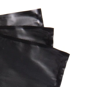 Sacchetti sigillanti sottovuoto pretagliati tutti neri 11,5"" x 24"" 5 MIL per erbe alimentari - confezione da 500 - Foto 1 di 1