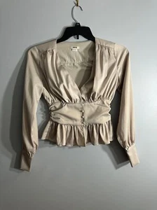 Jason Wu champagne colored satin top size XS - Picture 1 of 8