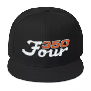 Honda CB350F Four Embroidered Snapback Hat 1972-1974 - Picture 1 of 9