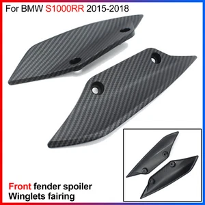 1 juego de carenado alerón delantero izquierdo y derecho para BMW S1000RR 2015-2018 - Imagen 1 de 9