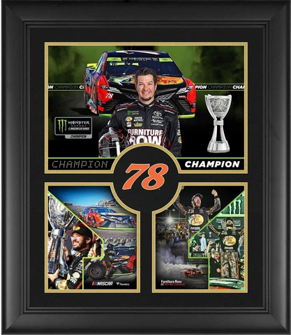 Martin Truex Jr. Racing Framed 20x24 2017 NASCAR Cup Champion Collage Cover